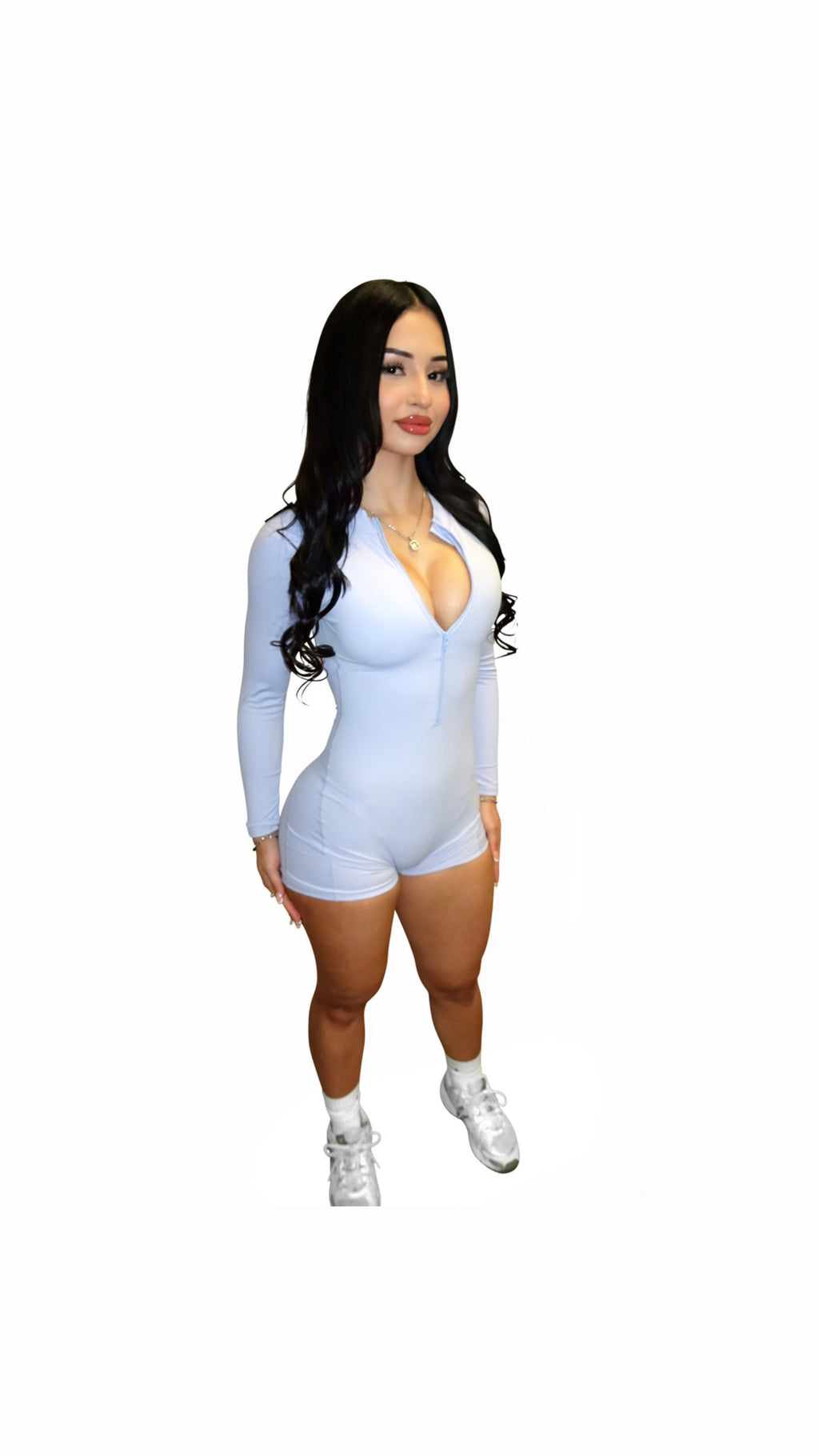 Lavender open back bodysuit